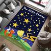 Little Prince Dew Carpet Rug for Living Room Bedroom Home Sofa Decoration,Kids play Nonslip Floor Mat