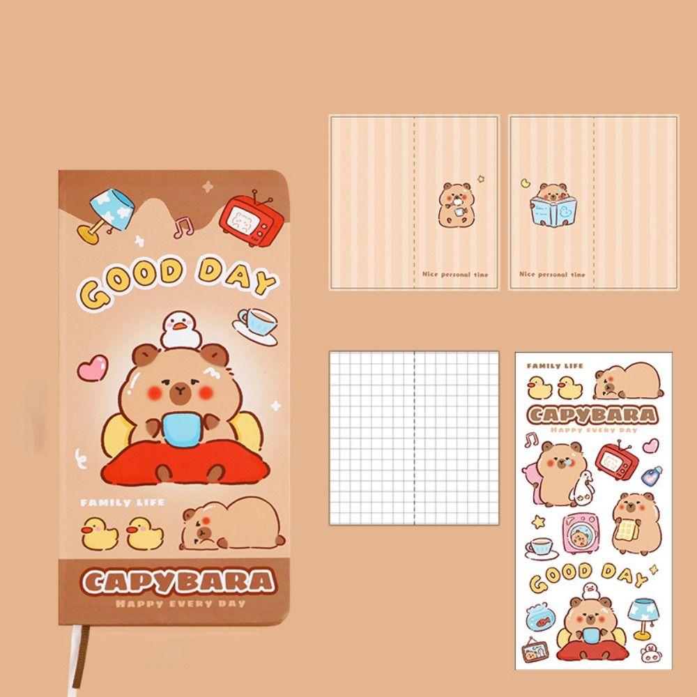 

Мини-блокнот Capybara Kawaii Memo Notes Fashion Diary Planner Student style 2