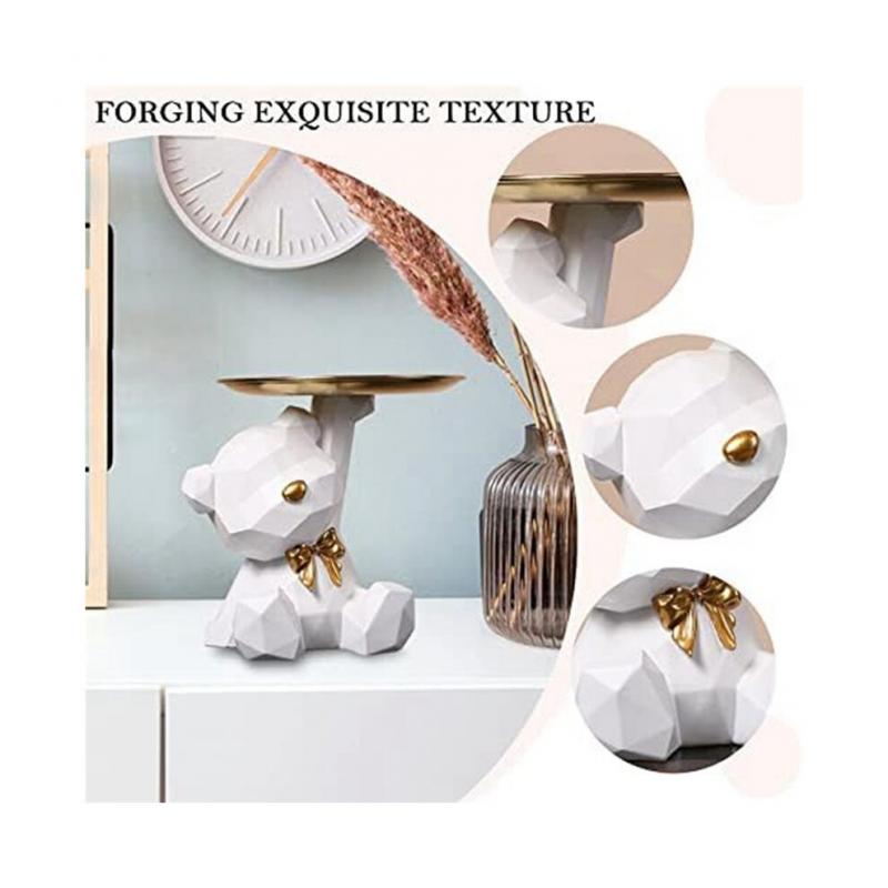 Storage Tray, Storage for Figures, Bear Figure with Storage Tray