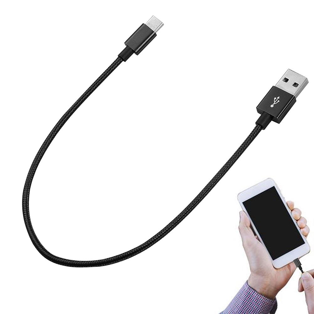 3a Usb Type C Cable Wire Fast Charging Date Synchronization Cables For Mobile Phone Computer Tablet 30cm