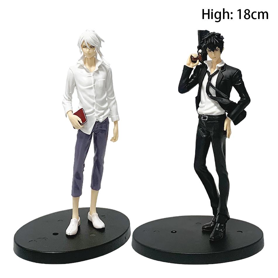 18cm Psycho-pass Psycho Pass Makishima Shougo Kougami Shinya Anime Pvc modelo 2Pcs figure escritorio periferia adornos muñe