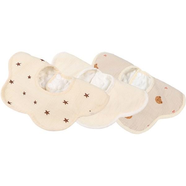 

Детский нагрудник-шарф из микрофибры Hararoy, комплект из 3 предметов, корейские детские товары