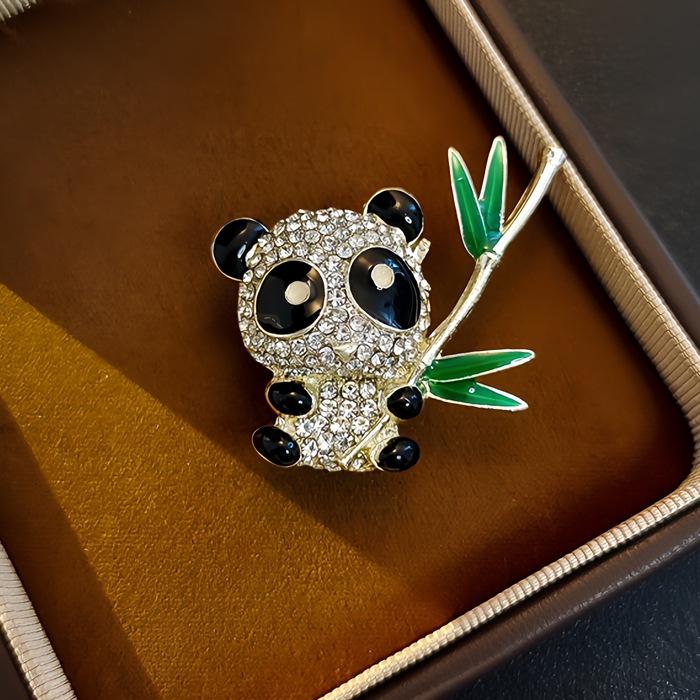 Elegante chinesische Retro-Emaille-Brosche Phönix & Schmetterling für Damen