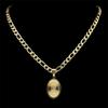 Collar Colgante Medalla Cristiana de San Judas Tadeo para Hombres Mujeres Acero Inoxidable Color Dorado Plateado Cadena de San Judas Joyería