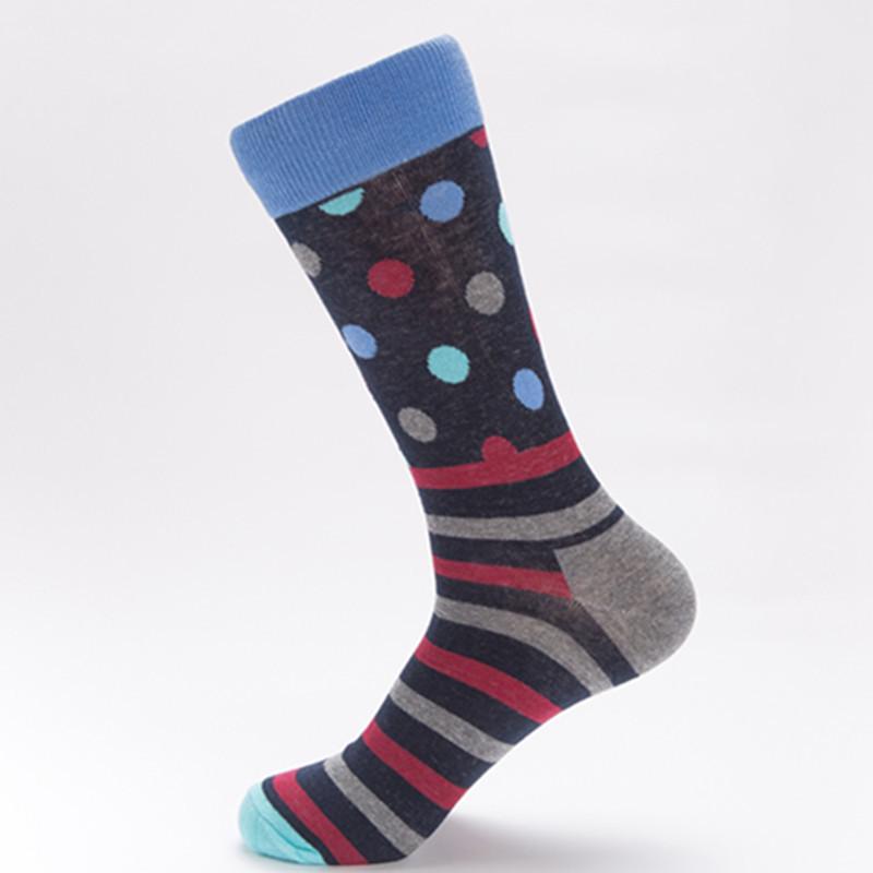 

Happy Socks Polka Dot Mid-Calf Cotton Socks for Couples - Autumn & Winter Collection EU Size: 41-46