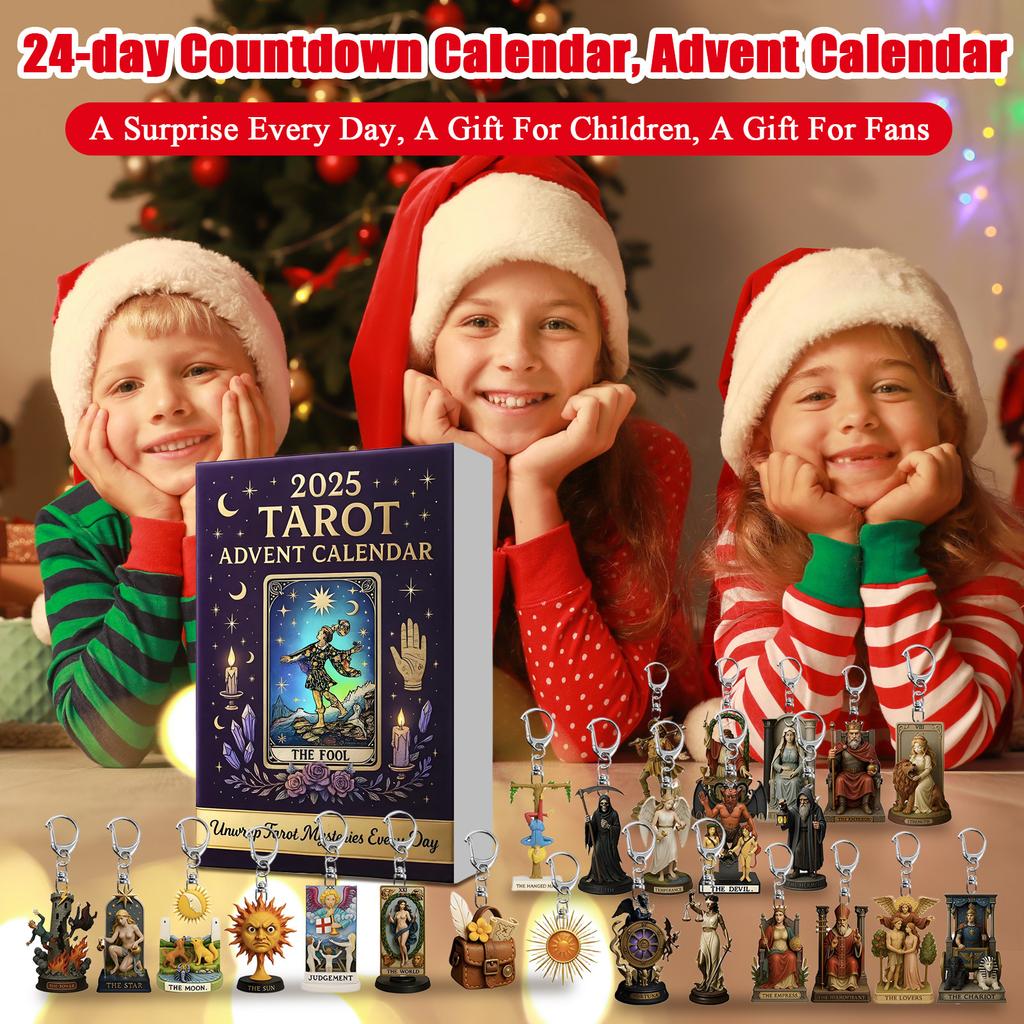 The Countdown Calendar Includes 24 Gifts, Countdown Calendar, And Surprise Keychain