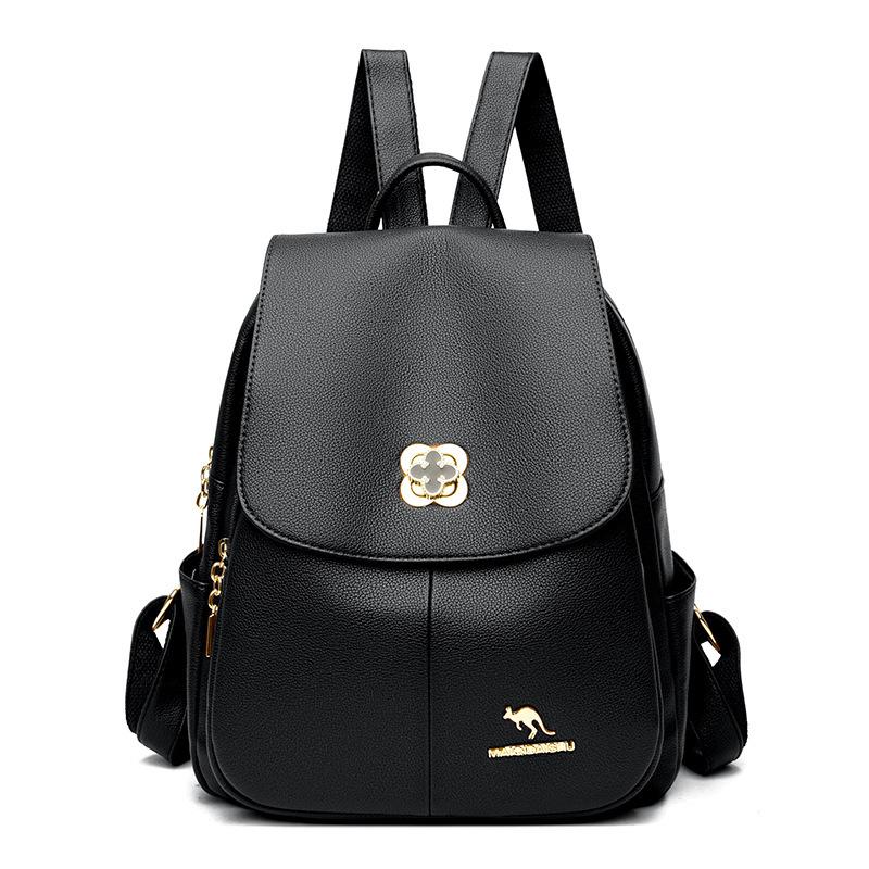 Schoolbag backpack women's Korean version new fashion single shoulder oblique span backpack large capacity travel storage bag versatile student