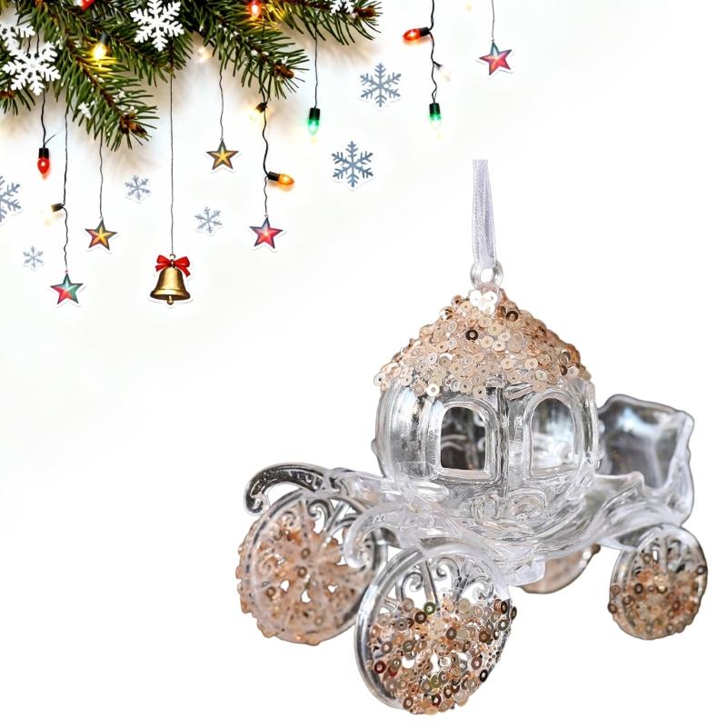 Shatterproof Acrylic Snowflakes Hanging Decorations For Indoor and Outdoor Christmas Displays