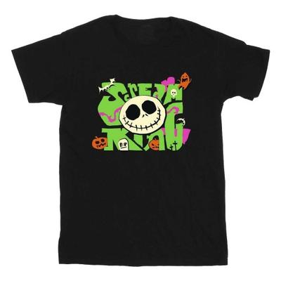 The Nightmare Before Christmas Flickor Skrik Jack Skellington Bomulls T-shirt