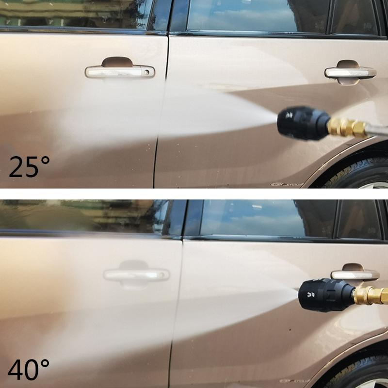 5 In 1 High Pressure Washing Nozzle  0 15 25 40 65 1/4 Male Connect