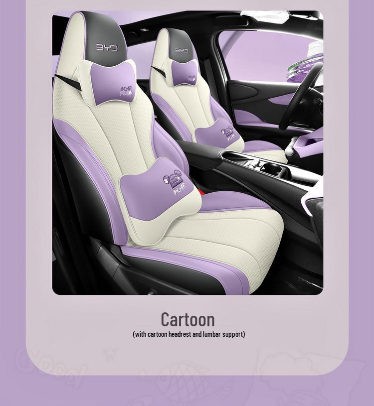 CLY Sports Leather Seat Cover for BYD Dolphin - All-Season Car Cushion