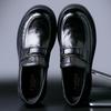 Autumn New Men's Leather Shoes Genuine Leather Cowhide British Style Men's Shoes Lazy One Pedal Business Casual Loafers Trend