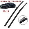 26"+19" Frameless Front Wiper Blades for BYD Han DM EV E-SEED GT, Tang EV, Song Plus, Seal, Qin Plus EV