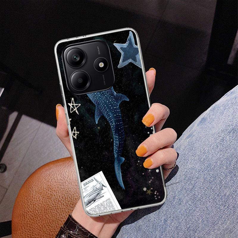 Ocean Whale Shark Phnoe Case for Phnoe Case for Xiaomi Redmi Note 15 14 14S 13 Pro Plus 12 12S 11S 11E 10S 10 11T 5G Unique Cove