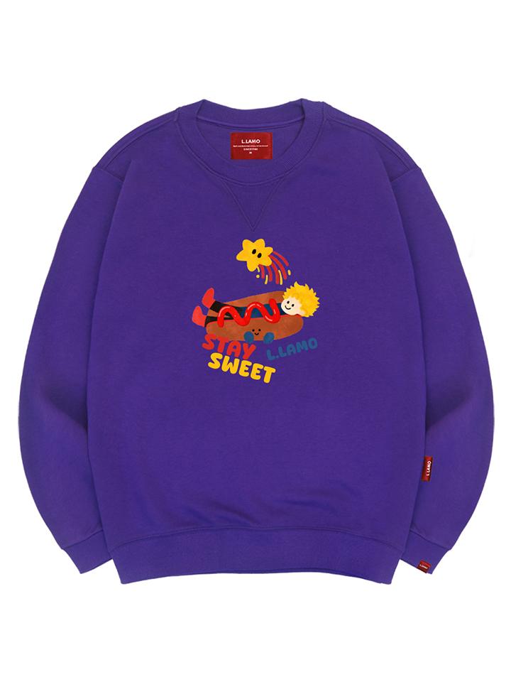 Ellamo Hot Dog Prince Sweatshirt Unisex Big Size S~4Xl (Type A)