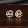 3Pcs Light Weight Snake Shape Metal Beads Metal Hanging Charm Paracord Beads Bracelets Lanyard Pendants Accessories