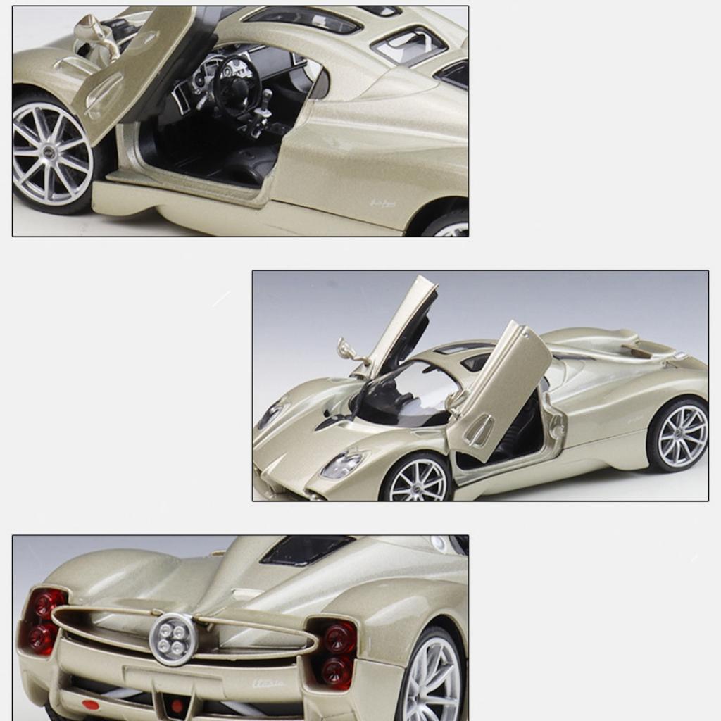 WELLY 1/24 Pagani Utopia Alloy Diecast Metal Scale Model Car Miniature Car Model Static Children Toy Car Vehicle Gifts