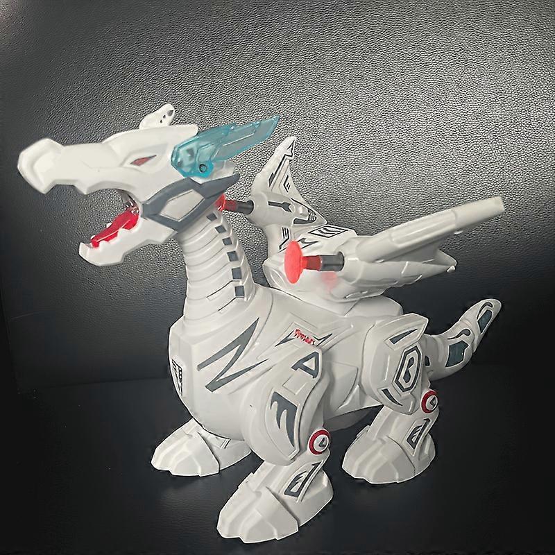 Mechanical spray electric dinosaur sound effect light toy animal dinosaur walking childrens dinosaur can launch