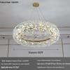 Modern Crystal Dandelion Chandelier for Living Room, Bedroom, or Dining Room - 2025 Style