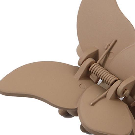 Haarklammer Schmetterlinge Bemalt Frauen Mattiert Anti-Fall Schick Haarspangen Kopfschmuck