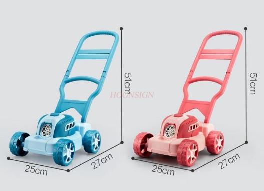 Deluxe Hand Pushed Bubble Machine Mini Cart No Leakage Children'S Fully Automatic Bubble Blowing Toys