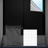 Blackout Shades Magnetic Travel Blackout Curtains Home Accessories For Car Rental Travel Vehicle Offices Trailer Door Patio