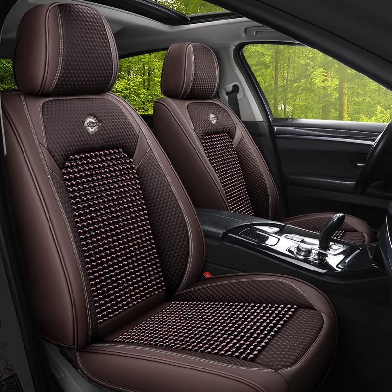 

24 Деревянная накидка на сиденье с бусинами - Дышащая, Ледяная прохлада, Универсальная посадка для всех сезонов No Size