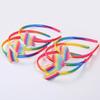 3/6pcs Cute Rainbow Love Heart Headbands Satin Hairhoops Glitter Star Hairbands for Women Girls Hair Accessories