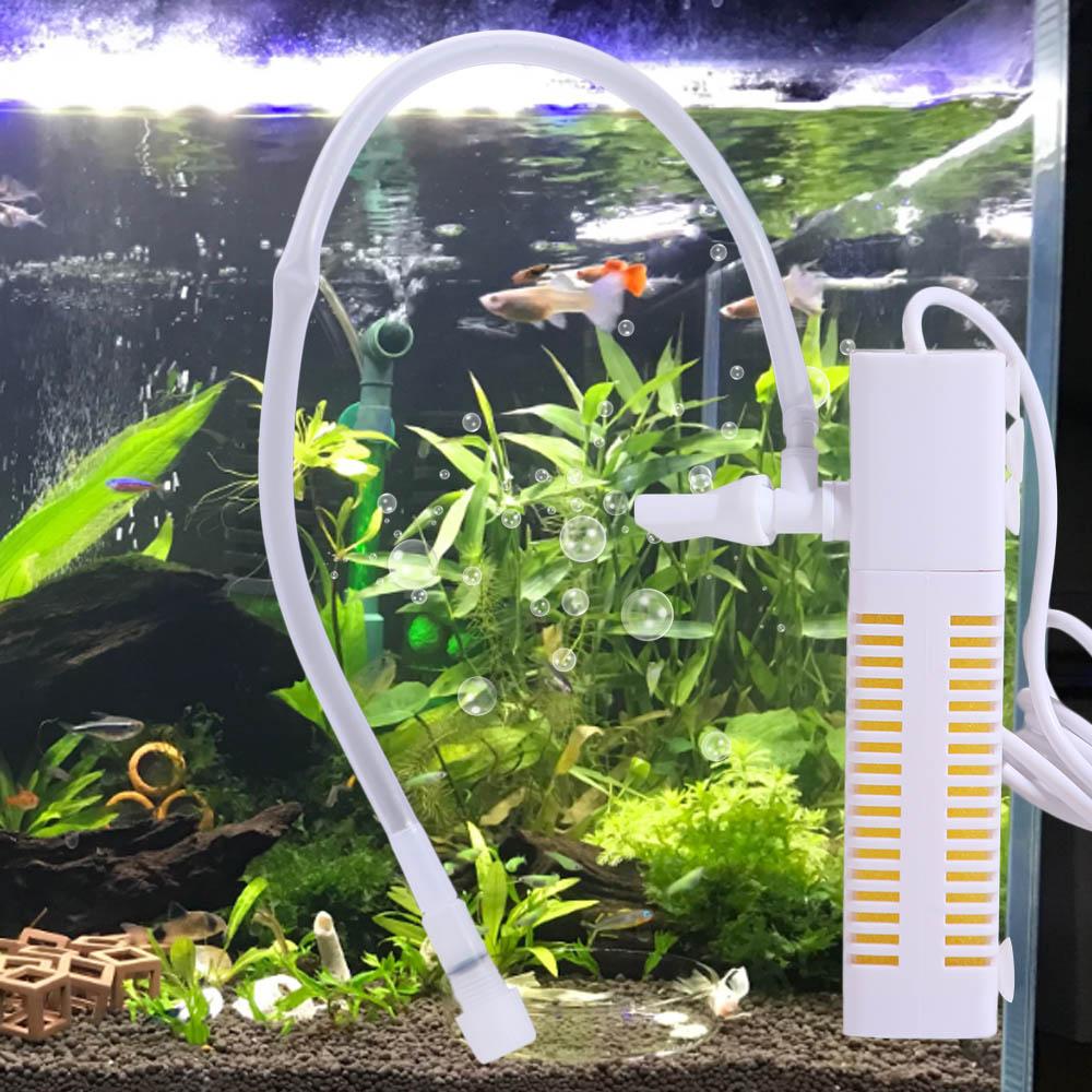 Silent Water Purifier USB Air Pump Wave Maker Fish Tank Aerator Submersible Aquarium Filter Home