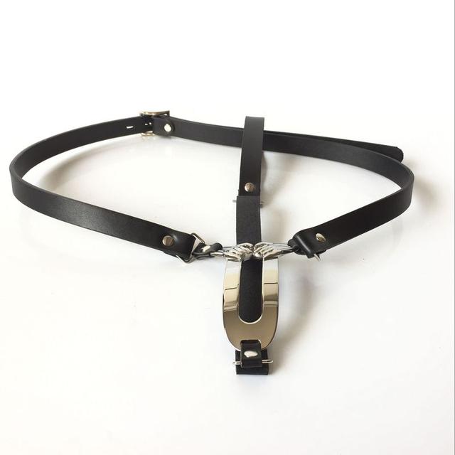 HotX NEW Invisible Chastity Belt Female Pants Adjustable Stainless Steel Chastity Device Bondage Adult Sex Tool for Women