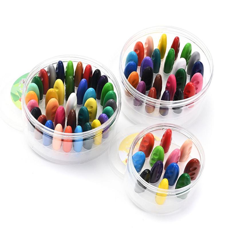 Kid-Friendly Hole-Shaped Washable Crayons for Easy Doodling