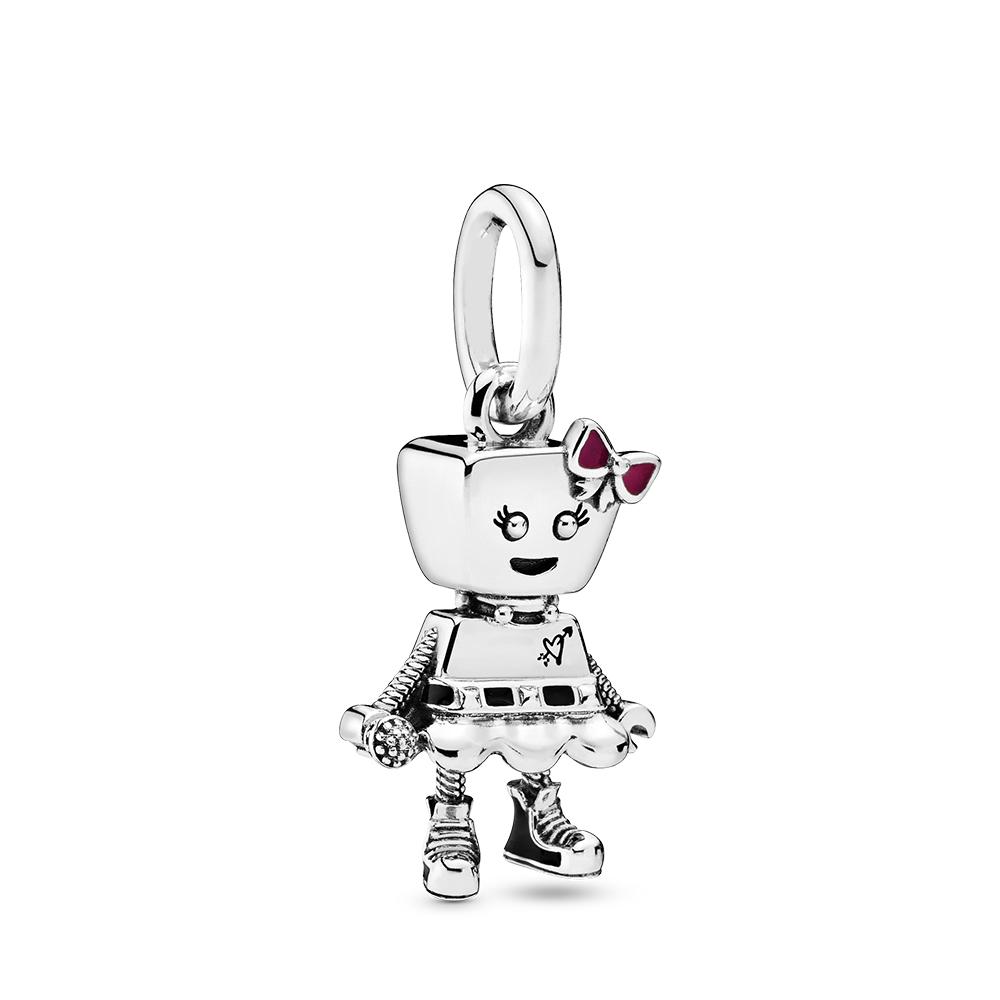 Pendentif Dinosaure Licorne Robot Punk S925 Argent Convient Pour Bracelet Collier Bijou Cadeau Fabrication DIY