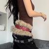 Leather Punk Style Belt Rivet Y2K Waist Belt Fashion Women's Wide Belt  Skirt