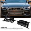 Pair of Front Bumper Fog Light Grille Cover 4K0807151A Fog Lamp Bezel Grill Replacement For S-Line S6 C8 2018-2025 Black