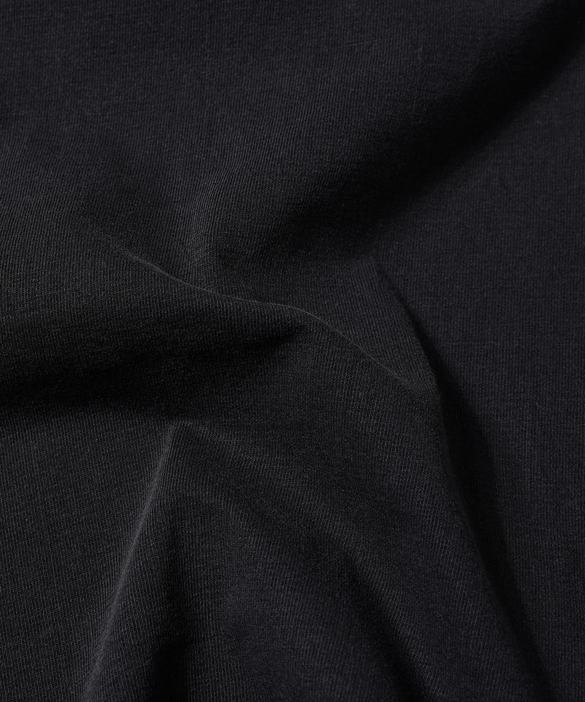 GAKKAI UNIONS Pigment Cutout Short Sleeve T-Shirt Charcoal
