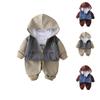 Kids Casual Long-Sleeve Set, Comfortable Daily Wear Outfits