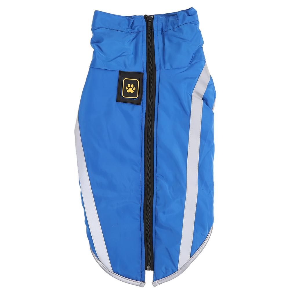 Dog Jacket Polyester Reflective Autumn Winter Warm Comfortable Pet Warm Clothes for Large Dogs