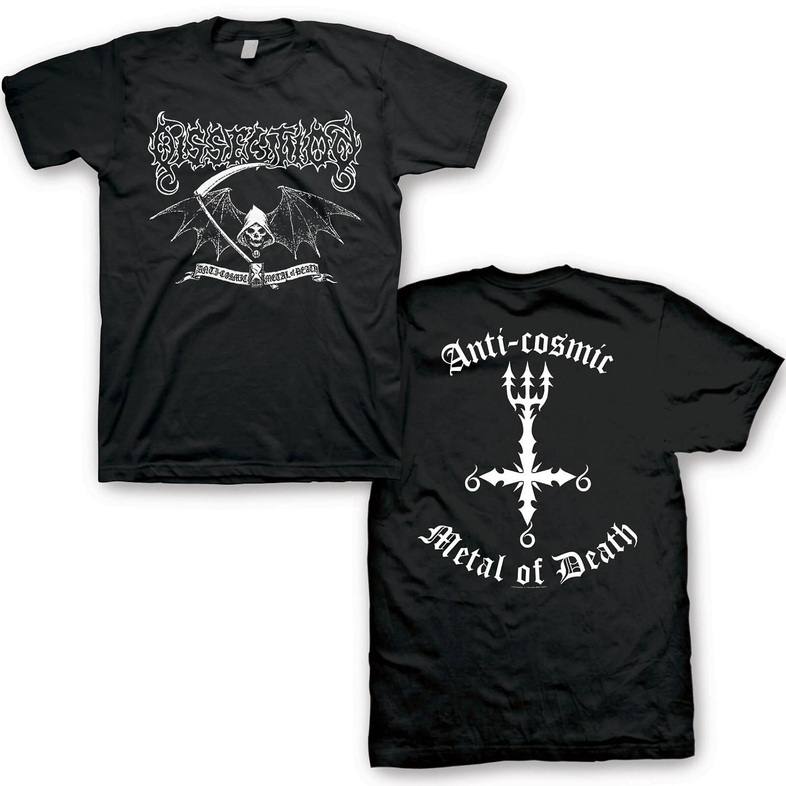 DISSECTION cd cvr LIVE REBIRTH REAPER Official SHIRT LRG New anti cosmic metal XL
