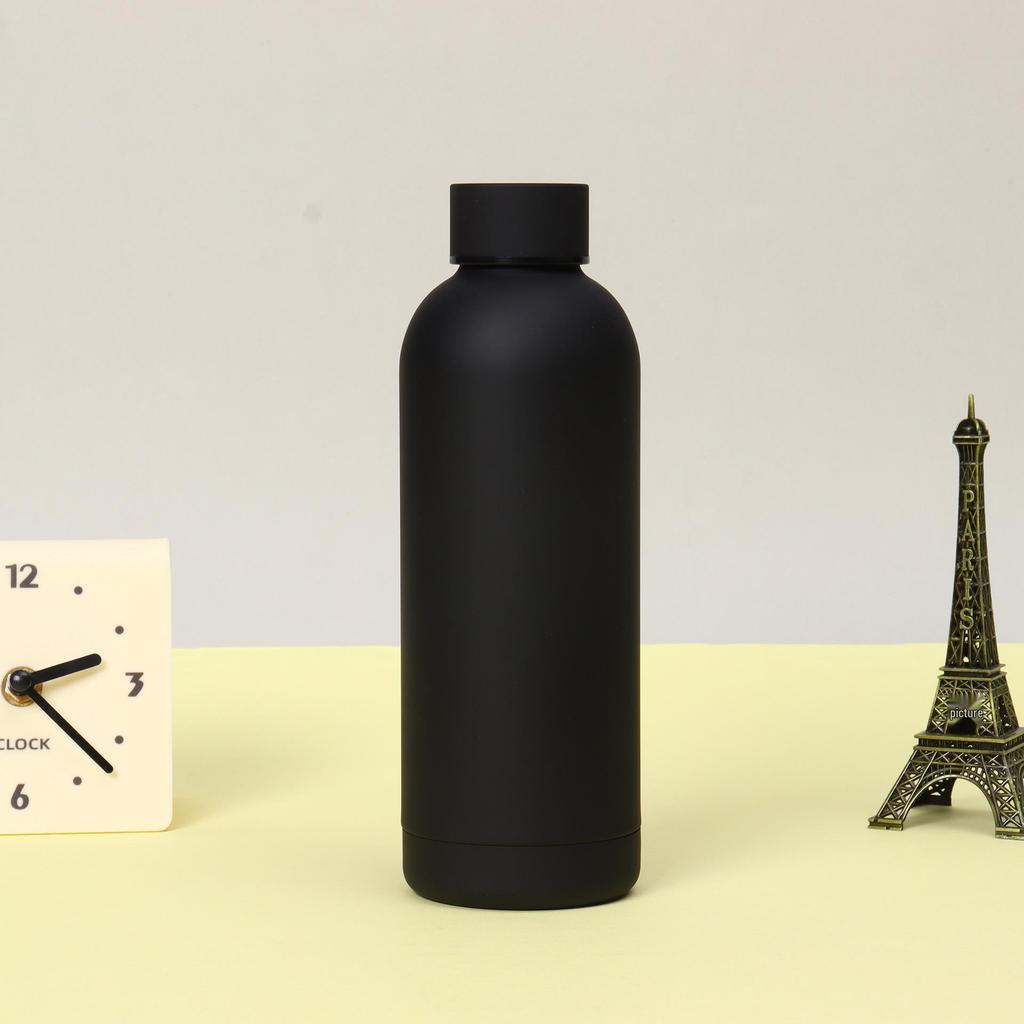 Mattierte Macaron-Farbe 304 Edelstahl Sport-Thermosflasche