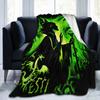 Sleeping Beauty Maleficent Villain Velvet Throw Blankets Bad Witches Blankets for Home Travel Lightweight Thin Outdoor Portable