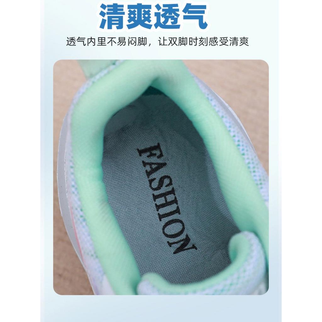 2025 New Fashion Casual Shoes Comfortable Women Breathable Antiskid Sneakers Men Mesh Flat Shoes