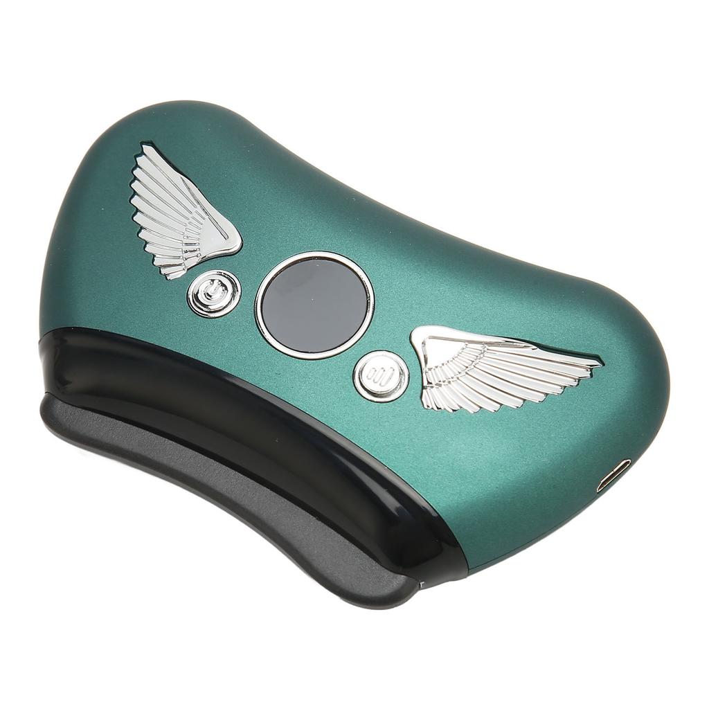 Electric Gua Sha Massager 16 Gears Adjustable Sculpt Bian Stone Electric Scraping Board Green