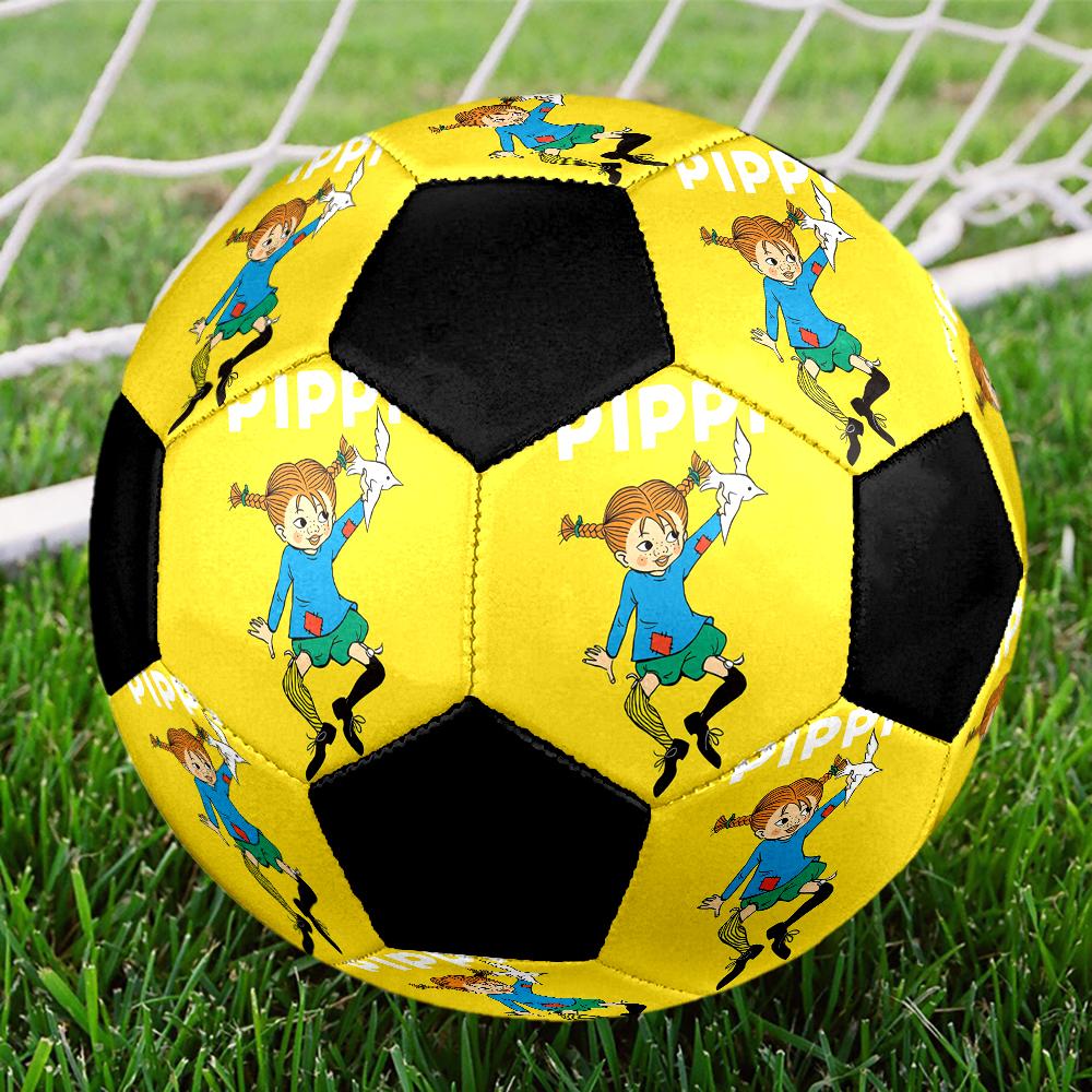Pippi Longstocking Theme Size 5 Soccer Ball, Suitable for Both Indoor and Outdoor Matches, a Gift Suitable for Everyone.