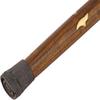 Handgefertigter Gehstock aus Holz mit Schwanenkopf, Holzstab mit massivem Messingkopf, Premium-Gehstock