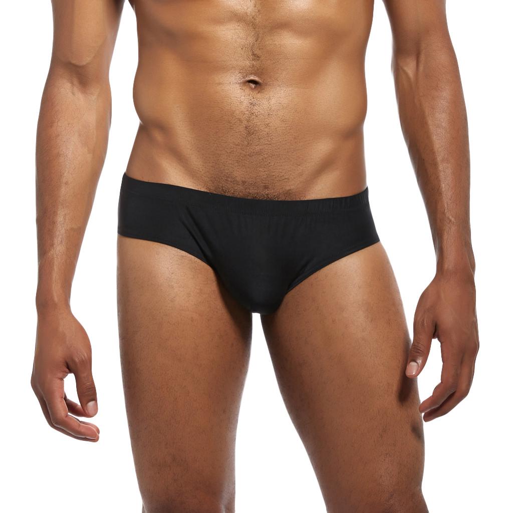 Men's New Fashion Low-waist  Ice-silk Underwear Sexy Comfortable Underwear