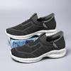 Popular breathable lightweight foot walking shoes single mesh sports shoes middle-aged and elderly mesh breathable casual shoes