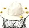 Beekeeper Costume Set Including 2 Beekeeping hat and Veil, 10 Wool Felt Beekeeping hat, 10 Round Double Sided Tape Beekeeper Helmet goggat Hats with