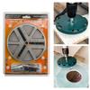 Precision Drill Guide Jig With Measuring Scale Hole Saw Tool Metal Punching Saw for Woodworking, Drilling Cutter