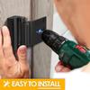 Aluminum Zinc Zinc Alloy Door Reinforcement Lock Easy to Install Door Lock Device  Inward Swinging Door