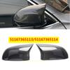 For BMW X5 F15 X6 F16 2014-2018 Pair Rear View Mirror Cap Car Side Door Mirror Cover Wing Cap Replacement 51167365113